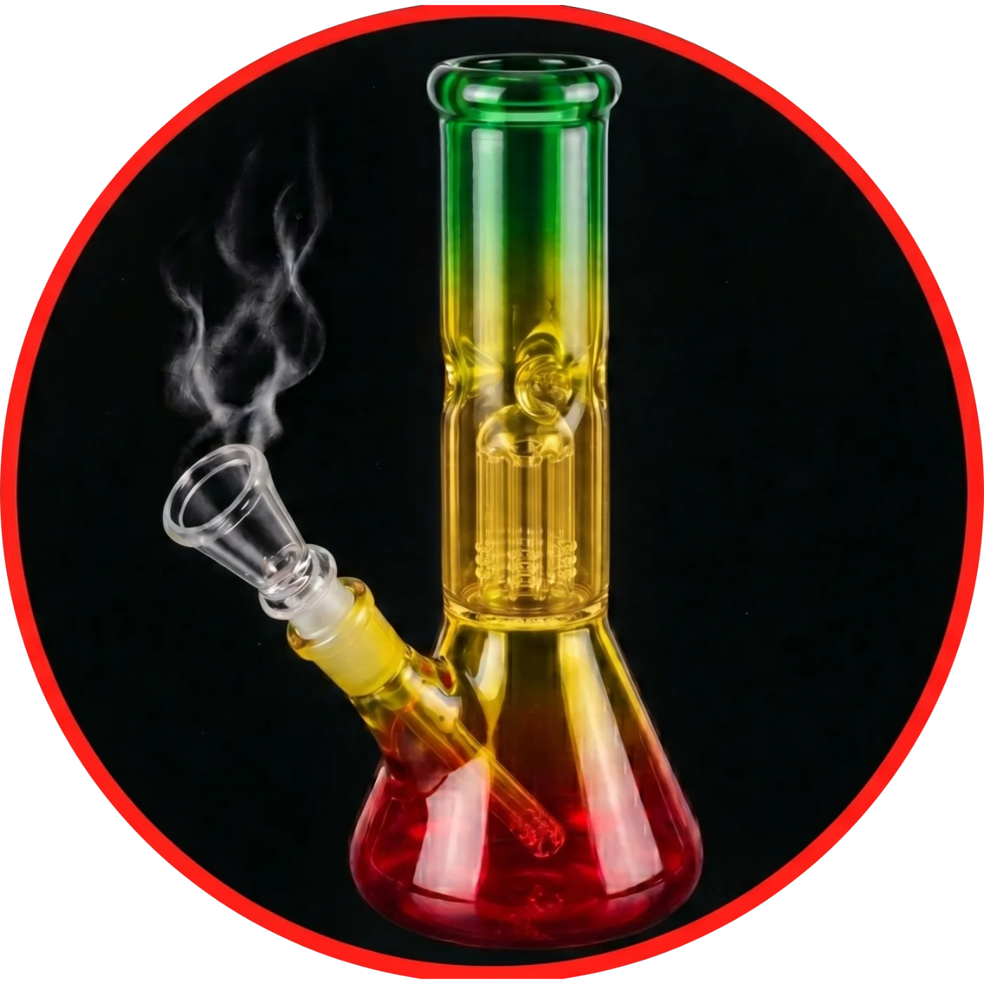 Ice Bong con Percolatore a Cupola Jamaica