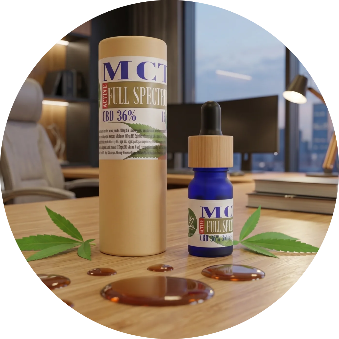CBDITALY olio CBD Cannabis 36% ACTIVE FULL SPECTRUM dettaglio flacone integratore canapa
