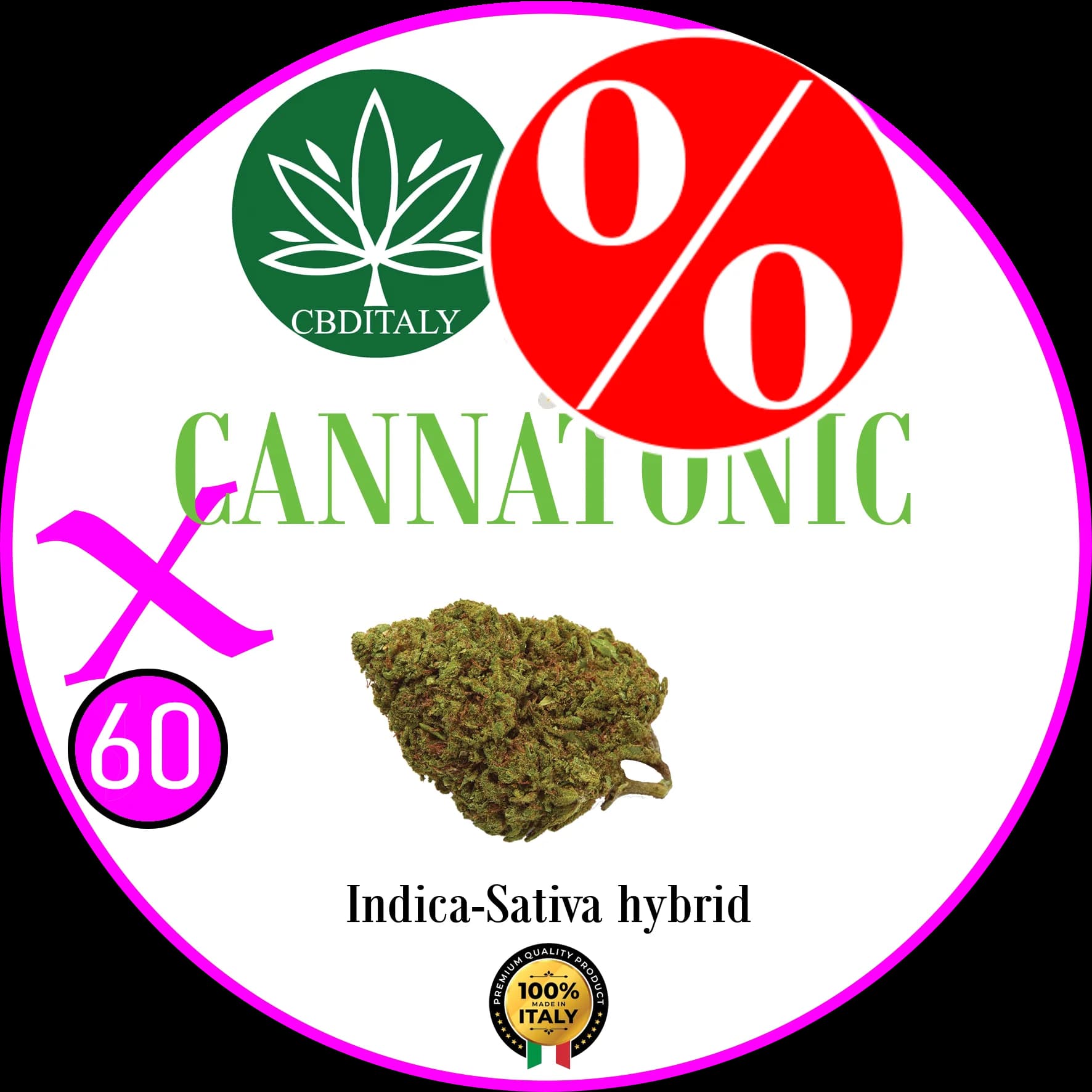 CANNATONIC X D9-THCBO 60% 10g *OUTLET