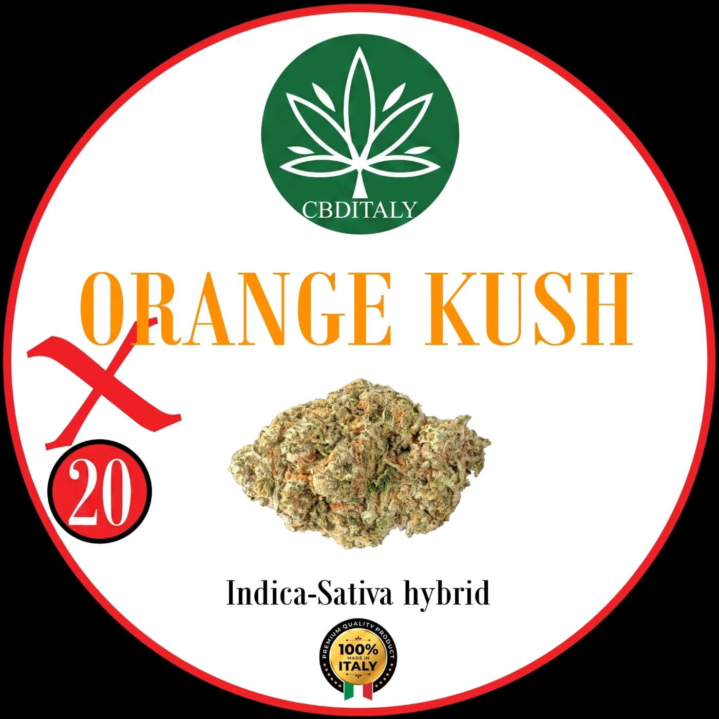 ORANGE KUSH X THCV 20% 10g *OUTLET