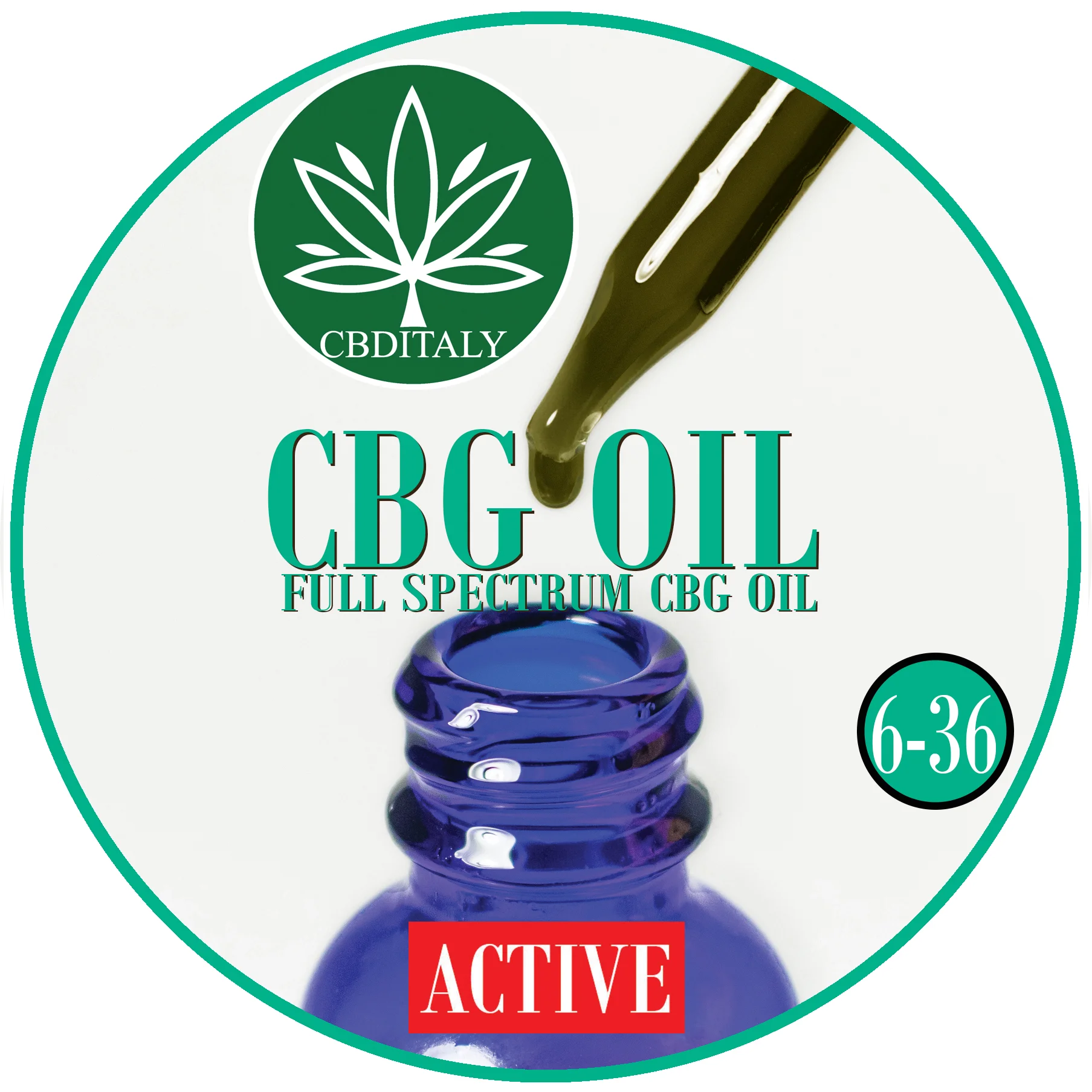 Olio di Canapa CBG 6% "ACTIVE" FULL SPECTRUM