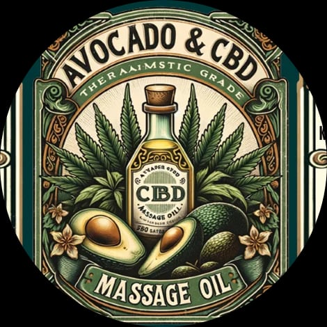 Avocado Massage Oil with CBD