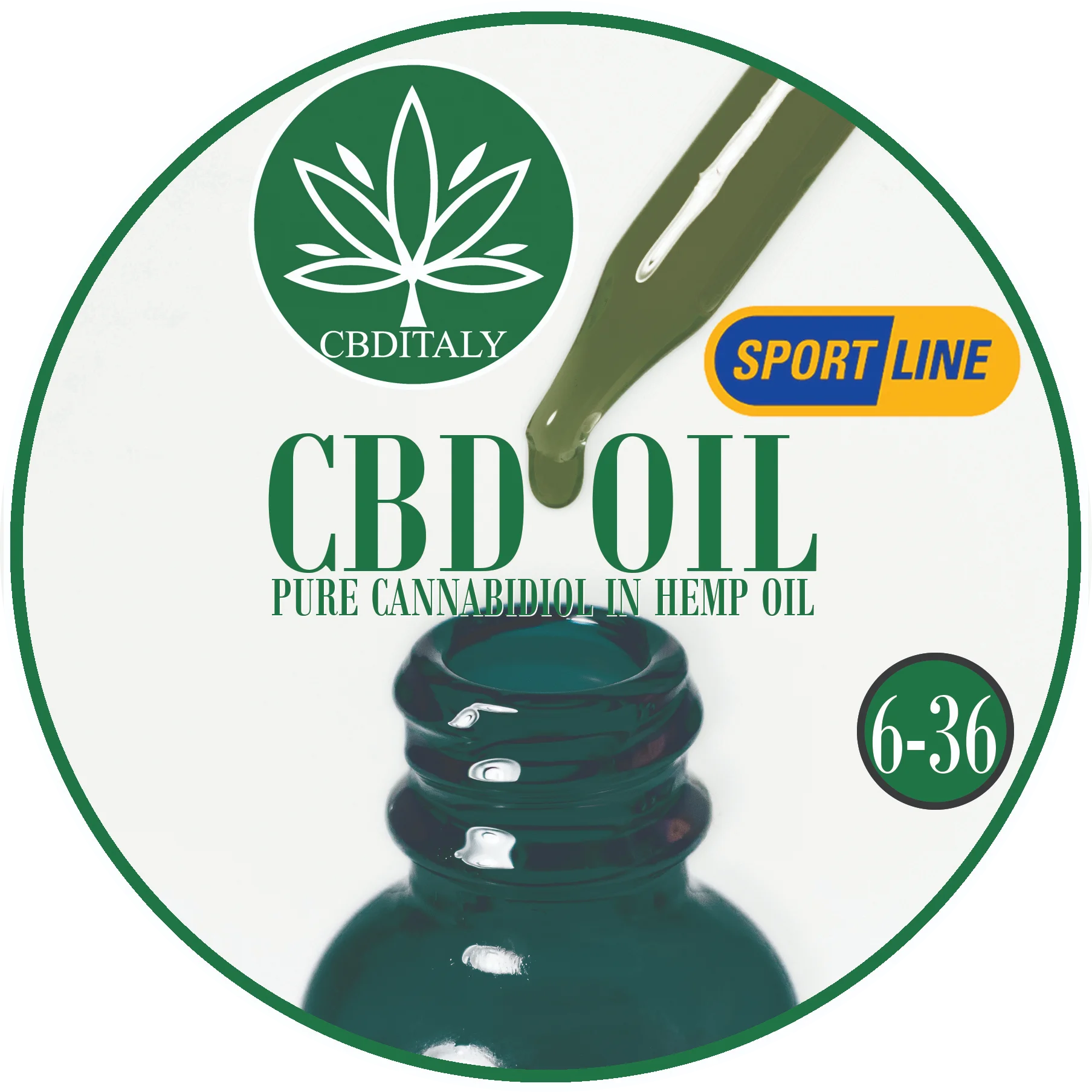 Olio di Canapa CBD 12% SPORTLINE